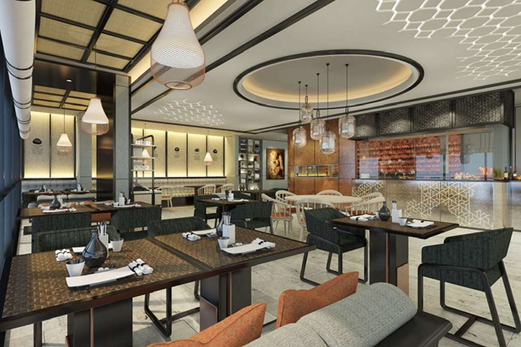 Hilton Dili Palm Springs Hotel Restaurant foto